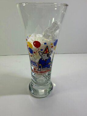 Bud Light Spuds MacKenzie 1987 Party Animal Highball Glass